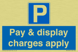Pay & display charges apply